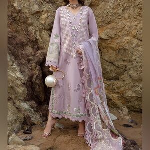 Crimson Pakistani Indian dress suit